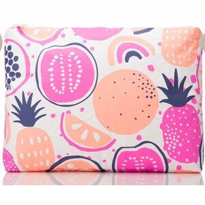 Aloha Collection mid Pouch Luau Punch Nectar Wet Dry Bag Cosmetic Bag
